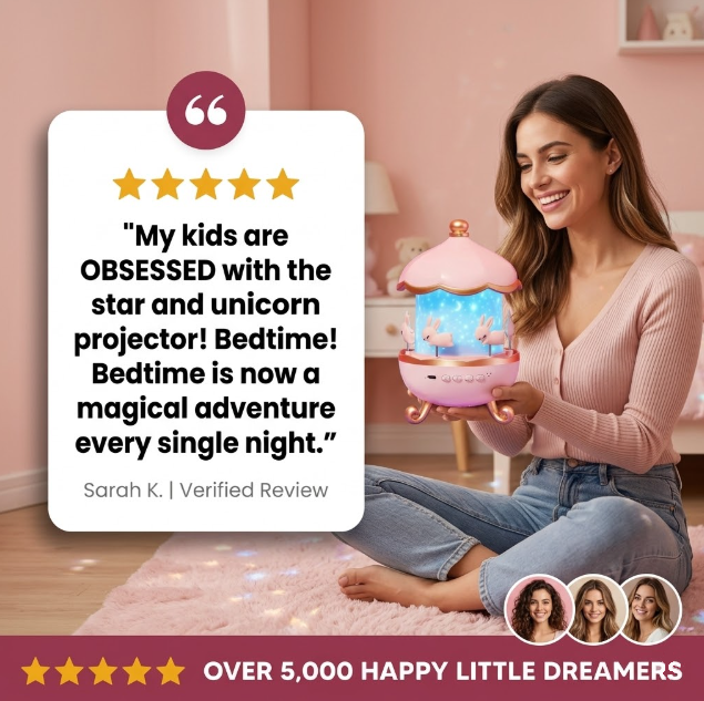 Night Light Projector for Kids, 12 Films Rotating LED Star Nursery Lamp, USB Rechargeable Children Gift