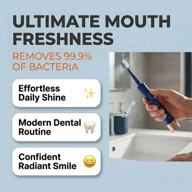 Sonic Pro: Rechargeable Electric Toothbrush