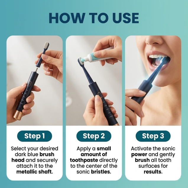 Sonic Pro: Rechargeable Electric Toothbrush