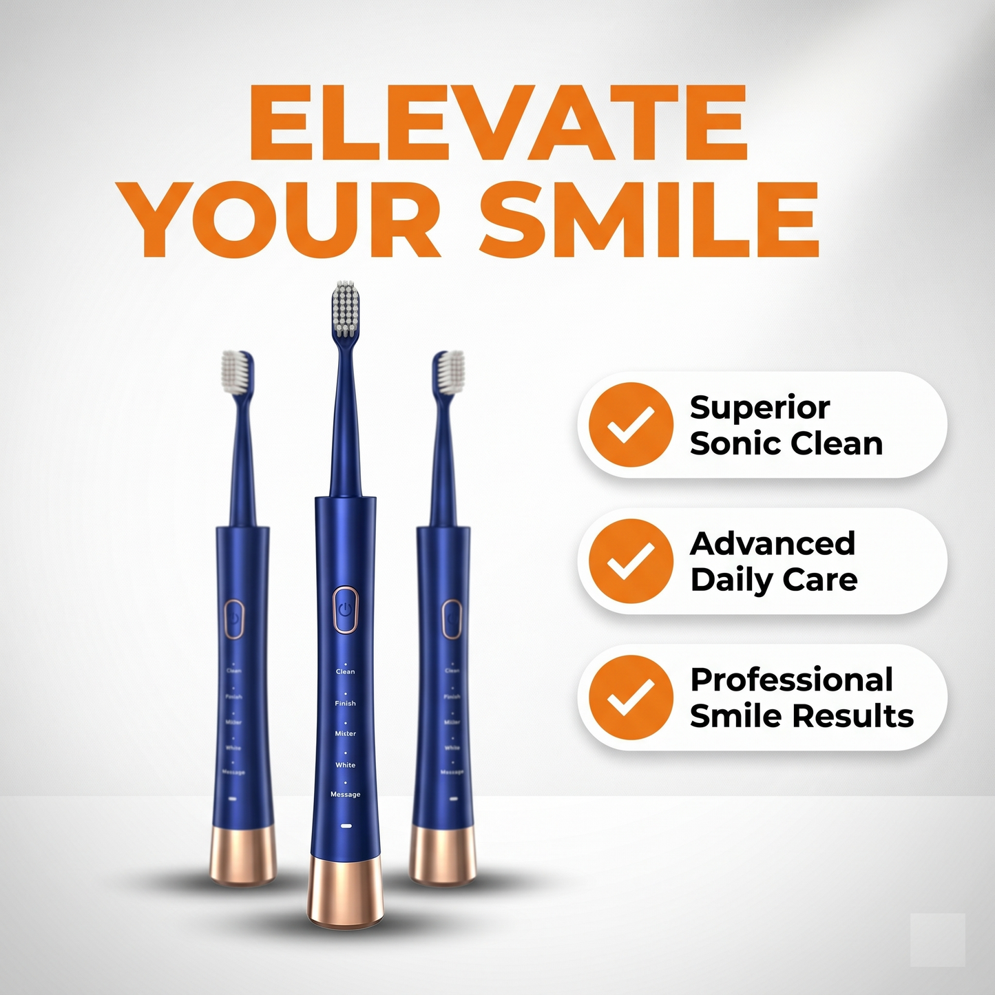 Sonic Pro: Rechargeable Electric Toothbrush