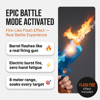 S&T Electric Water Gun with Light Effect